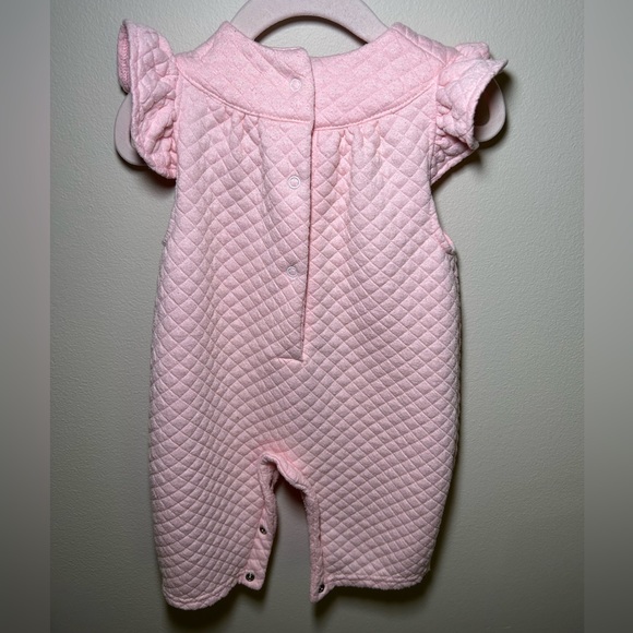 Limonada Pink and White Baby Girl Two Piece Jumpsuit Set Size 9 Months - Picture 5 of 11